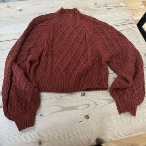 Free people cropped sweater
